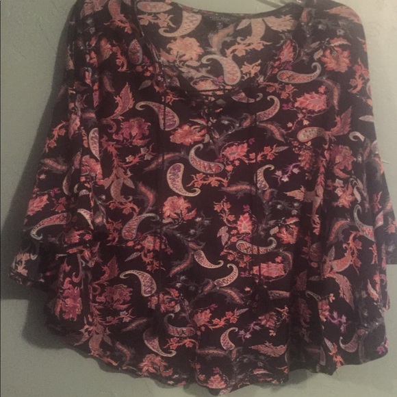 Lucky Brand floral top - Picture 1 of 3